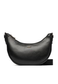BOSS Torebka Sandy Halfmoon 50558133 Czarny. Kolor: czarny. Materiał: skórzane #4