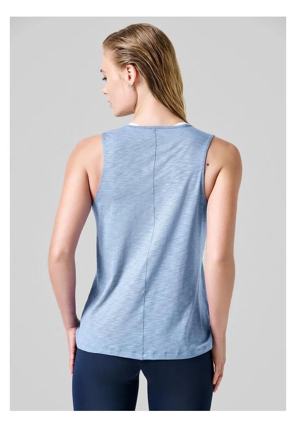 CASALL - Damska Koszulka Sportowa Casall Soft Tank Top Fitness Joga. Kolor: niebieski. Materiał: tkanina. Sport: fitness, joga i pilates