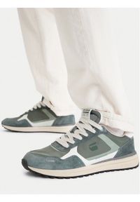 G-Star RAW - G-Star Raw Sneakersy EO-XAVI-01 Zielony. Kolor: zielony. Materiał: materiał #1