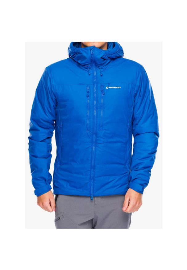 Kurtka ocieplana męska Montane Respond XT Hoodie. Kolor: niebieski