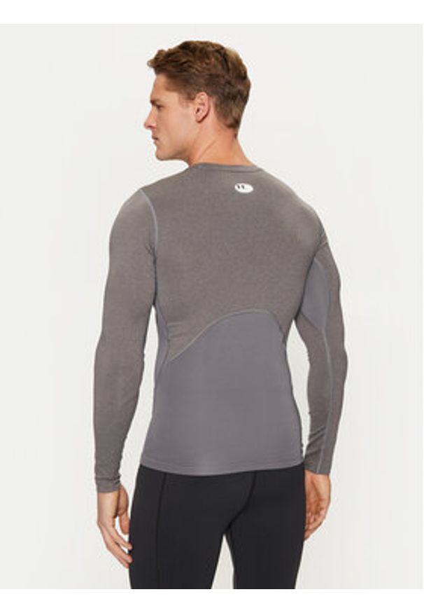 Under Armour Koszulka techniczna Ua Hg Armour 1361524 Szary Slim Fit. Kolor: szary. Materiał: syntetyk