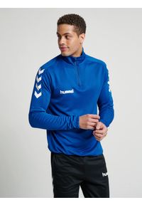 Bluza sportowa dla dorosłych Hummel Core 1/2 Zip Sweat. Kolor: niebieski