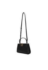 DKNY Torebka Foster R52D1L93 Czarny. Kolor: czarny. Materiał: skórzane