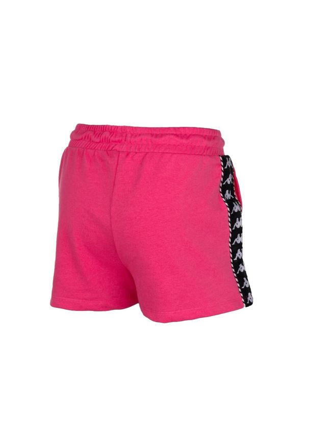 Spodenki treningowe damskie Kappa Irisha. Kolor: różowy. Materiał: bawełna. Sport: fitness