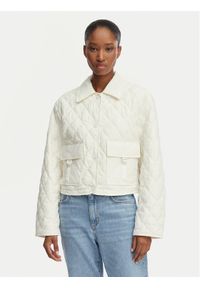 Guess Kurtka przejściowa W6GL38 W2342 Biały Regular Fit. Kolor: biały. Materiał: syntetyk #1