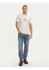 Guess T-Shirt M4BI33 J1314 Biały Slim Fit. Kolor: biały. Materiał: bawełna #5