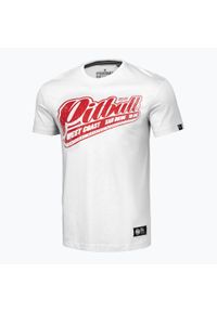 PITBULL WEST COAST - Koszulka sportowa męska Pitbull West Coast Red Brand. Kolor: biały #1