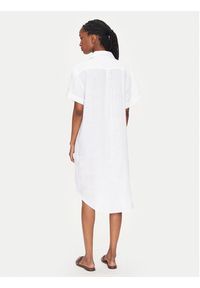 GANT - Gant Sukienka letnia 4503433 Biały Relaxed Fit. Kolor: biały. Materiał: len. Sezon: lato #3