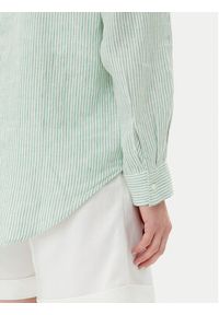 TOMMY HILFIGER - Tommy Hilfiger Koszula WW0WW44679 Zielony Regular Fit. Kolor: zielony. Materiał: len #5