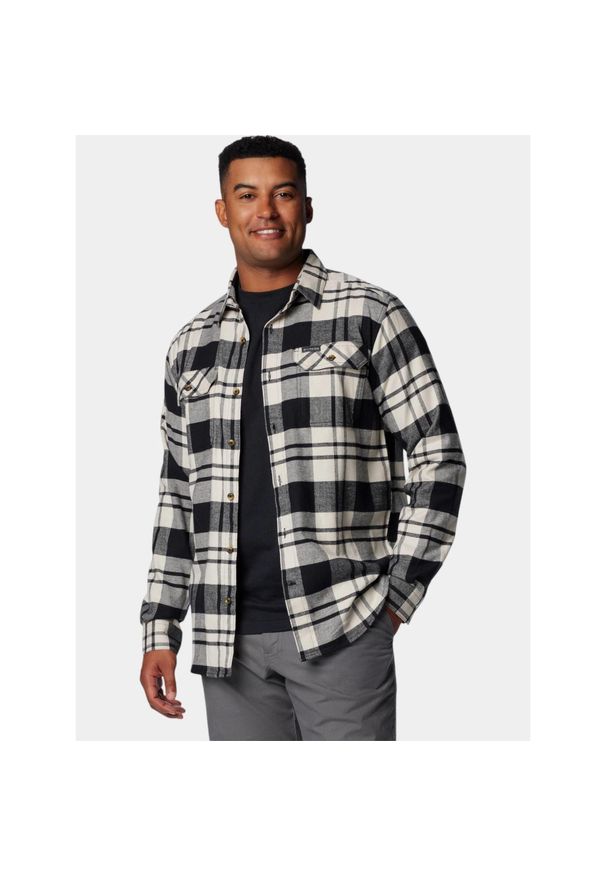 columbia - Koszula Męska Columbia Flare Gun Stretch Flannel. Kolor: szary, beżowy, wielokolorowy. Długość rękawa: długi rękaw. Długość: długie