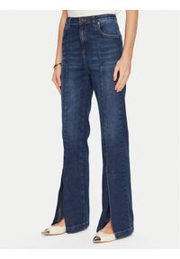 TwinSet - TWINSET Jeansy 241TP2621 Niebieski Bootcut Fit. Kolor: niebieski