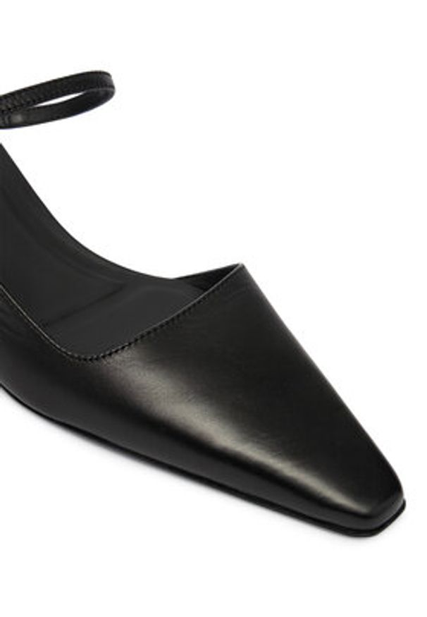 Calvin Klein Klapki Set Back Heel Pump Lth HW0HW02801 Czarny. Kolor: czarny. Materiał: skóra