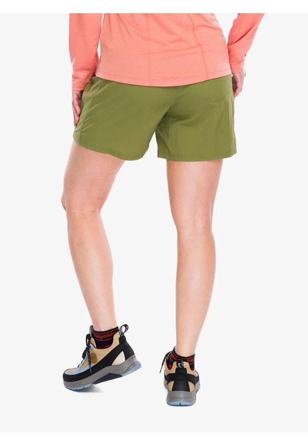 Spodenki turystyczne damskie Black Diamond Sierra LT Shorts. Kolor: zielony. Sport: turystyka piesza