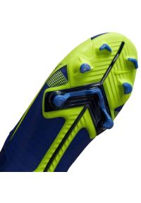 Buty piłkarskie Nike Mercurial Vapor 14 Academy FG/MG Jr CV0811 474 niebieskie niebieskie. Kolor: niebieski. Materiał: skóra, syntetyk. Szerokość cholewki: normalna. Sport: piłka nożna #9