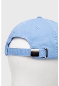 Pepe Jeans czapka bawełniana dziecięca Teddy z aplikacją. Kolor: niebieski. Materiał: bawełna. Wzór: aplikacja #4