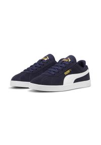 Puma - Młodzieżowe sneakersy PUMA Club II PUMA Navy White Gold Blue. Kolor: żółty, niebieski, wielokolorowy, biały