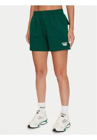 Reebok Szorty sportowe Cl Ae Sm Logo Short 100076254 Zielony Regular Fit. Kolor: zielony. Materiał: bawełna #1