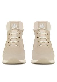 Rieker Trzewiki X8083-60 Beżowy. Kolor: beżowy. Materiał: materiał #5