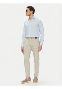 PAUL & SHARK - Paul&Shark Koszula 25413180CF Błękitny Regular Fit. Kolor: niebieski. Materiał: len #6