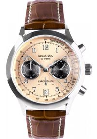 Zegarek męski Sekonda 30236 brązowy. Kolor: brązowy #1