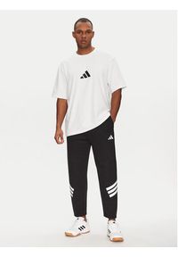 Adidas - adidas Spodnie dresowe Future Icons 3-Stripes JD4889 Czarny Loose Fit. Kolor: czarny. Materiał: syntetyk
