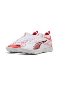 Puma - Młodzieżowe buty piłkarskie ULTRA 5 MATCH TT, średnia wysokość PUMA. Kolor: czerwony, biały, wielokolorowy, czarny. Sport: piłka nożna