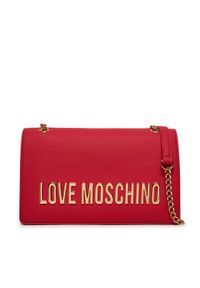 Love Moschino - LOVE MOSCHINO Torebka JC4192PP1LKD0500 Czerwony. Kolor: czerwony. Materiał: skórzane #1