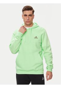 Adidas - adidas Bluza Essentials IN0327 Zielony Regular Fit. Kolor: zielony. Materiał: syntetyk
