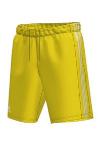 Adidas - Spodenki piłkarskie dla dzieci adidas Squadra 21. Kolor: biały, żółty, wielokolorowy. Styl: sportowy