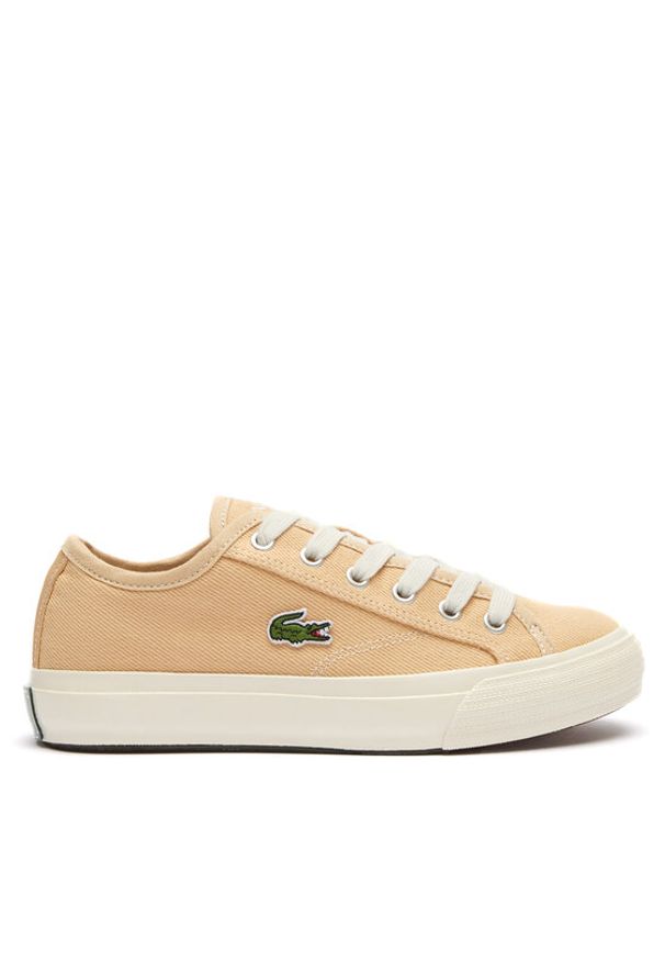 Lacoste Tenisówki Backourt 747CFA0006 Brązowy. Kolor: brązowy