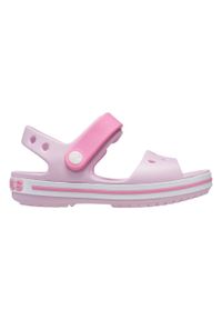 Buty do chodzenia niemowlęce Crocs Crocband Sandal Kids. Zapięcie: rzepy. Kolor: wielokolorowy. Materiał: materiał, syntetyk. Szerokość cholewki: normalna. Sport: turystyka piesza