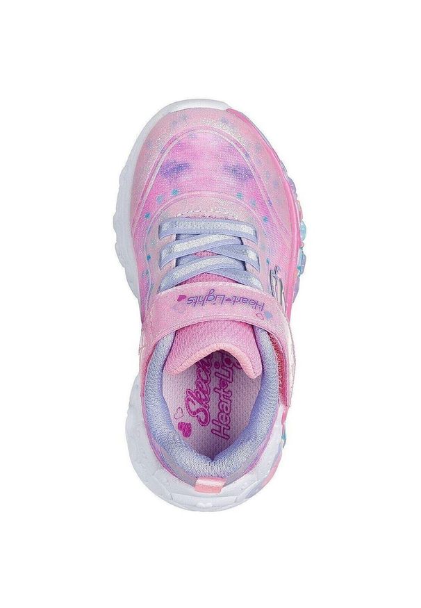 skechers - Adidasy Skechers Eternal Heart Lights, Dzieci. Okazja: na uczelnię. Kolor: różowy. Materiał: materiał. Model: Skechers Sport. Sport: joga i pilates