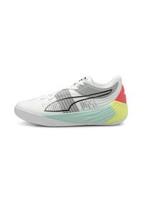 Buty koszykarskie męskie Puma Fusion Nitro. Zapięcie: sznurówki. Kolor: wielokolorowy. Materiał: materiał, syntetyk, tkanina. Szerokość cholewki: normalna