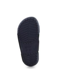 Klapki Crocs Classic Sandal K Jr 207536-410 niebieskie. Okazja: na plażę. Kolor: niebieski. Materiał: materiał, syntetyk #6