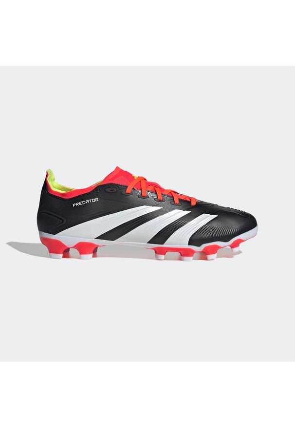 Adidas - Buty do piłki nożnej ADIDAS Predator League MG. Kolor: czarny, czerwony, wielokolorowy. Szerokość cholewki: normalna. Sport: piłka nożna