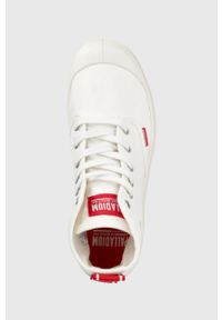 Palladium trampki Pampa Hi Dare kolor biały. Nosek buta: okrągły. Zapięcie: sznurówki. Kolor: biały. Materiał: guma #2