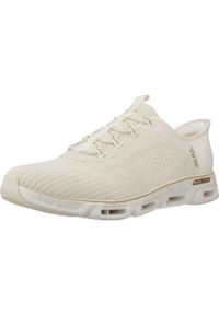 skechers - Tenisówki Skechers Model Gilde Step Gratify Kolor żółty. Kolor: żółty. Materiał: tkanina