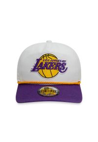 Czapka typu snapback New Era NBA Los Angeles Lakers. Kolor: biały. Styl: elegancki