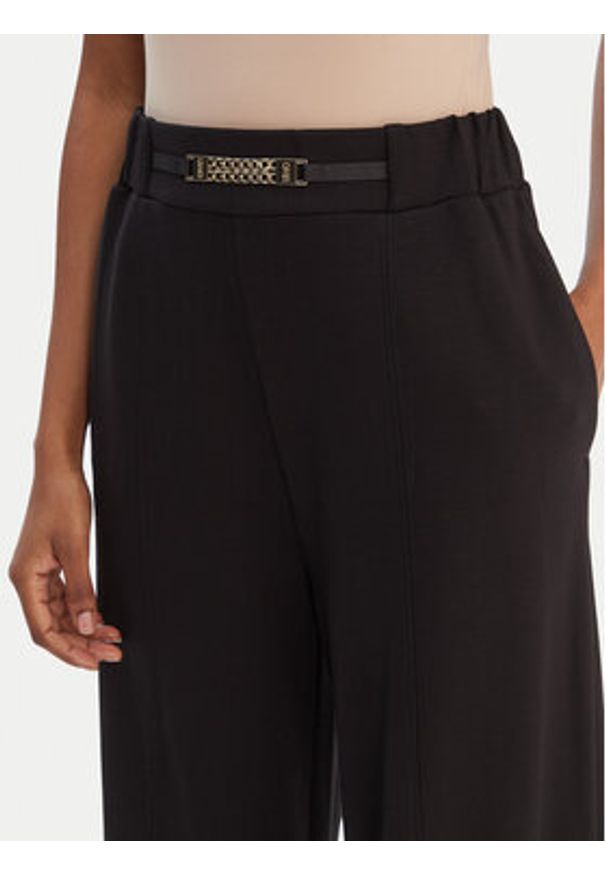 Liu Jo Sport Spodnie dresowe TA6026 JS182 Czarny Relaxed Fit. Kolor: czarny. Materiał: wiskoza