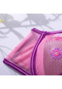 Intica - Zestaw bielizny trzyczęściowy z eleganckim wykończeniem Agnella. Kolor: fioletowy. Materiał: materiał #8