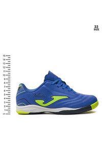 Joma Buty do piłki nożnej Toledo Jr Indoor TOJW2404IN Niebieski. Kolor: niebieski. Materiał: skóra #6