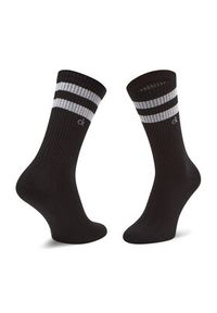 Calvin Klein Zestaw 2 par wysokich skarpet unisex 701218711 Czarny. Kolor: czarny. Materiał: materiał