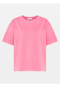 AMERICAN VINTAGE - American Vintage T-Shirt Fizvalley FIZ02AE24 Różowy Regular Fit. Kolor: różowy. Materiał: bawełna. Styl: vintage