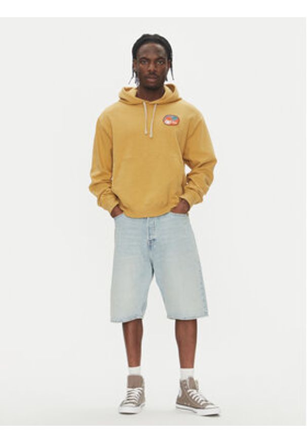 RVCA Bluza 23A411503 Żółty. Kolor: żółty. Materiał: bawełna