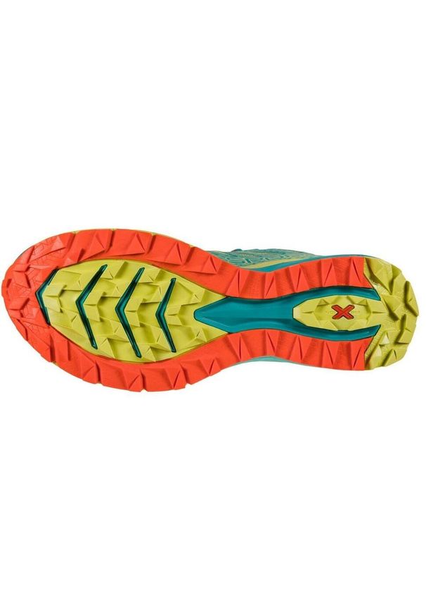 LA SPORTIVA - Buty do biegania damskie La Sportiva La Jackal Ii. Kolor: żółty, pomarańczowy, wielokolorowy, zielony. Materiał: materiał, syntetyk. Szerokość cholewki: normalna