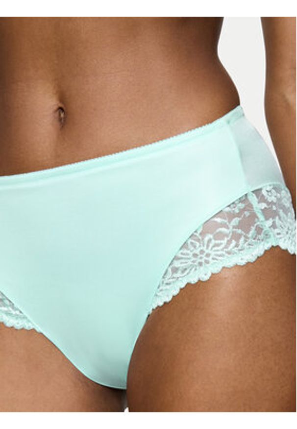 Triumph Figi klasyczne z wysokim stanem Ladyform Soft Maxi 10210671 Niebieski. Stan: podwyższony. Kolor: niebieski. Materiał: syntetyk