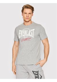 EVERLAST - Everlast T-Shirt 894121-60 Szary Regular Fit. Kolor: szary. Materiał: bawełna