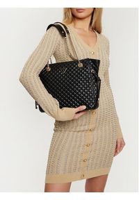 Guess Torebka HWEQG9 54122 Czarny. Kolor: czarny. Materiał: skórzane