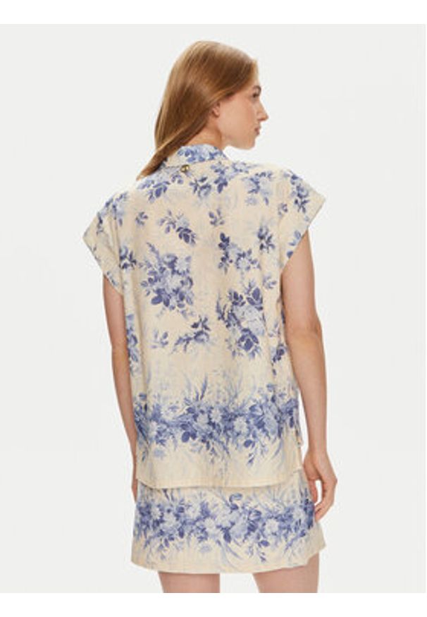 TwinSet - TWINSET Koszula 241TT2426 Kolorowy Loose Fit. Materiał: bawełna. Wzór: kolorowy