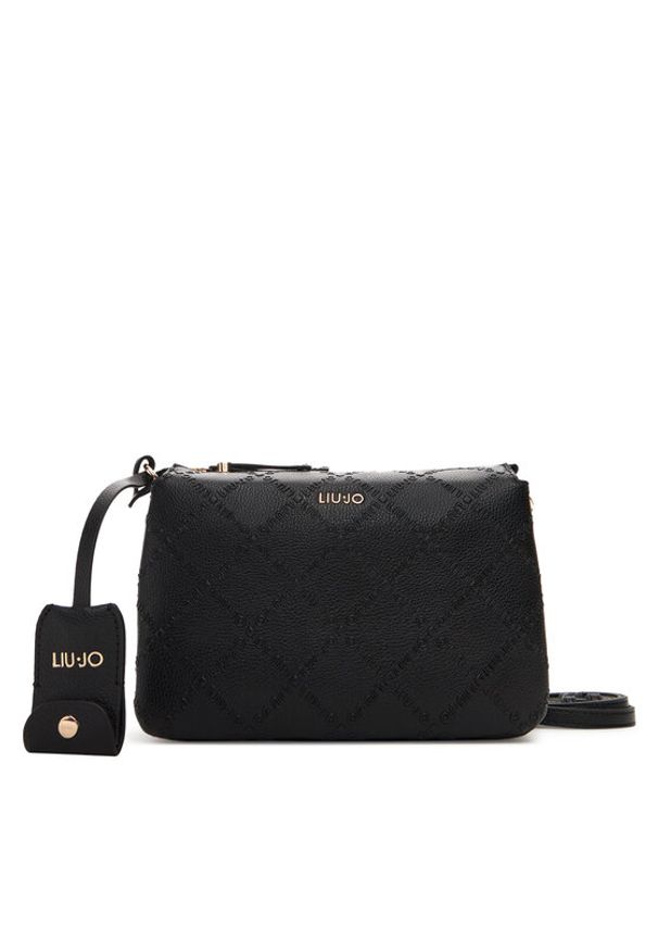Liu Jo Torebka Ecs S Crossbody AF5072 E0538 Czarny. Kolor: czarny. Materiał: skórzane
